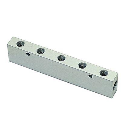 VERDEELBLOK ALUM  DUBBEL BSP INW  CIL  - C1 : G1/2 - C2 : G1/4 | 3313 13 21 04