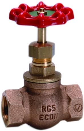 FIG. 251 A/TE BRONZEN KLEPAFSLUITER 1