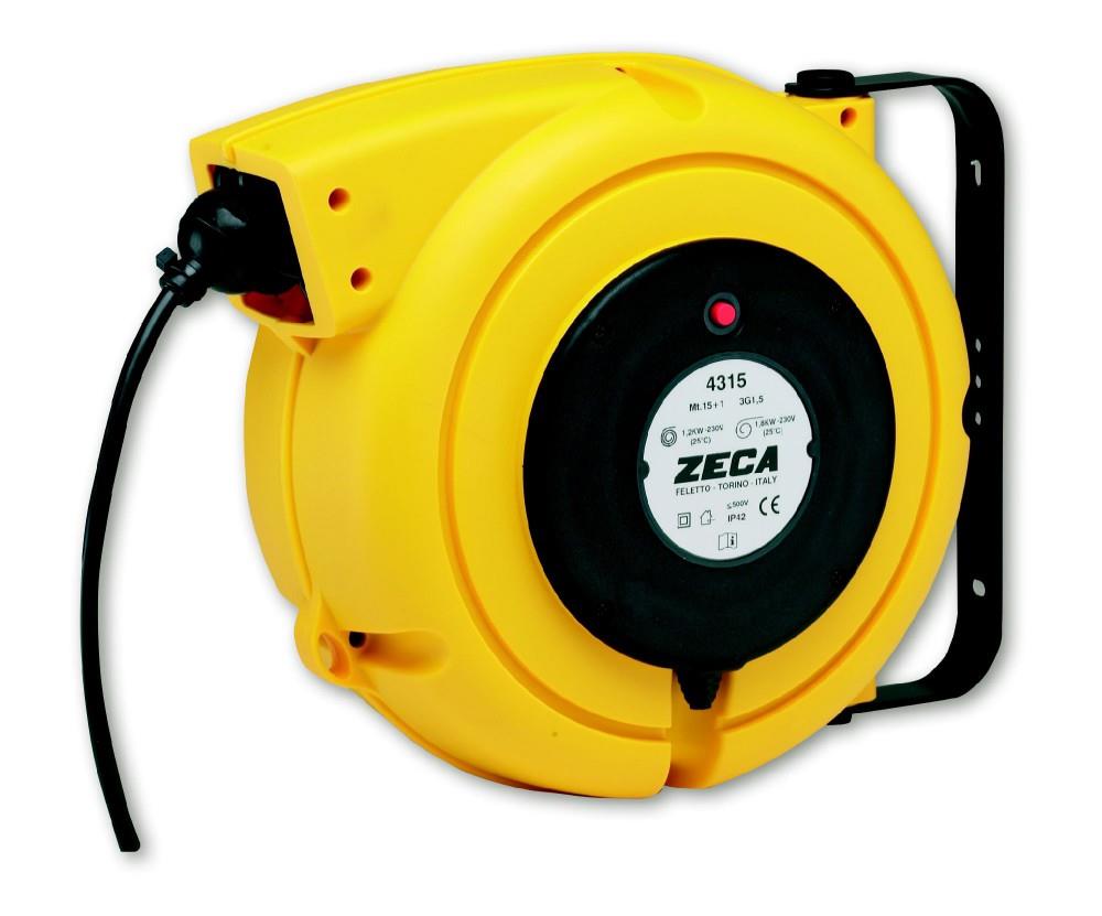 ZECA STROOMKABELHASPEL MOD. 4315 3X1,5MM2 230VAC (14+1MTR)