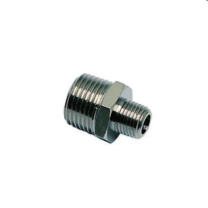 DUBBELNIPPEL, UITW /UITW  BSP CON - MES VERN - C1: R1/8 - C2: R1/8 | 0900 00 10