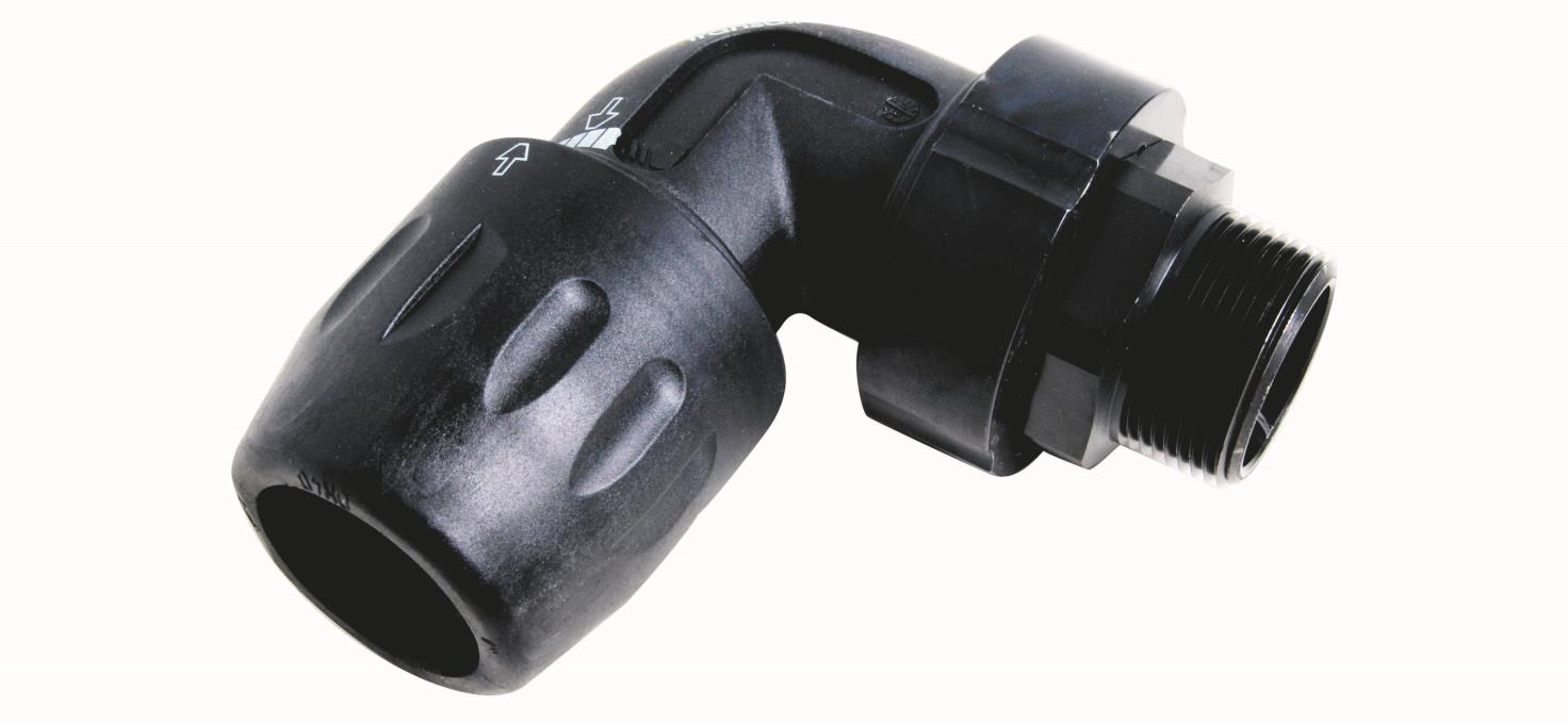 KNIE CONISCH BUITENDRAAD 90° D63 R2'' | 6609 63 48