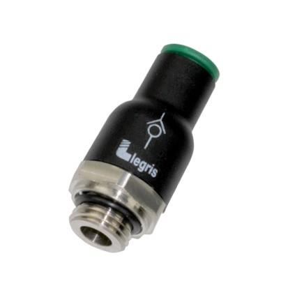 TERUGSLAGKLEP TOEVOER INSTEEK/BSP CILIND  EN METR  - DIAM D : 6MM - C : G1/4 | 7984 06 13