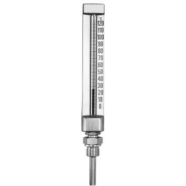 V-THERMOMETER 150MM 0-120  100RE