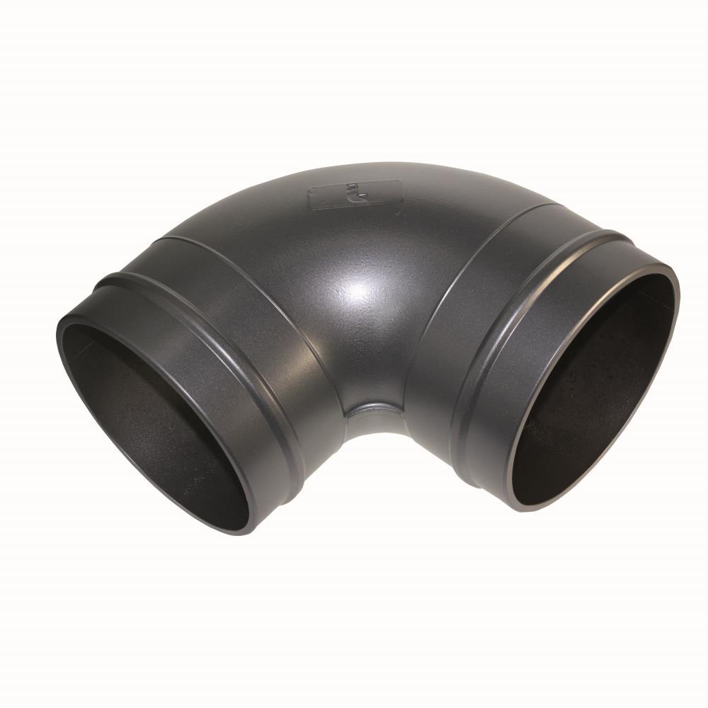 ALUMINIUM KNIE 90° GELIJK Ø 168 | RA02 L8 00