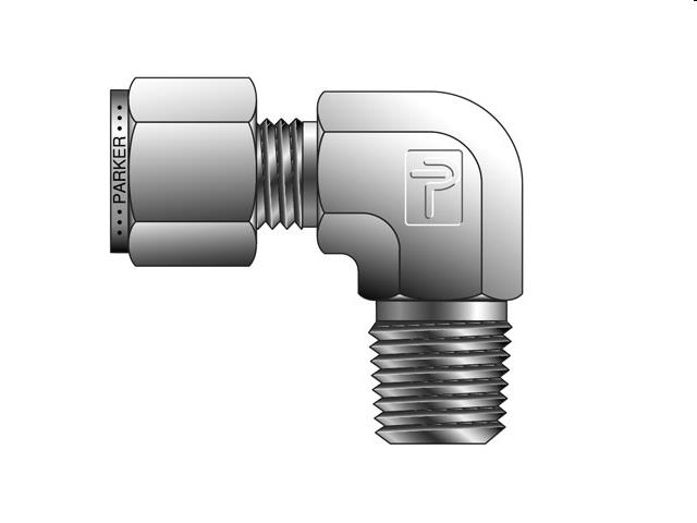 A-LOK KNIE INSCHROEF KOPPELINGM10MSEL1/2N  10MMX1/2 NPT ( SS-10M0-2-8 )