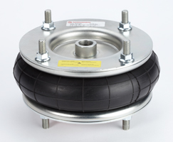 Air bellow, single acting, 8" diameter, 75mm stroke