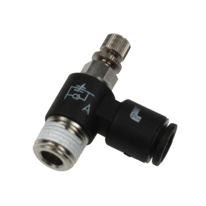 MINI SNELHEIDSREGELAAR BUITENDRAAD NPT - DIAM D : 6MM - C : R3/8 | 7665 06 17