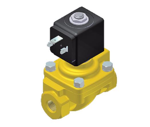 2/2 MAGNEETVENTIEL VOOR VLOEIST. EN LUCHT, GROTE FLOW EN HOGE DRUK | 1/2" BSP | NC