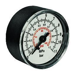 GAUGE 0-11 bar Ø50mm G1/4 AA.