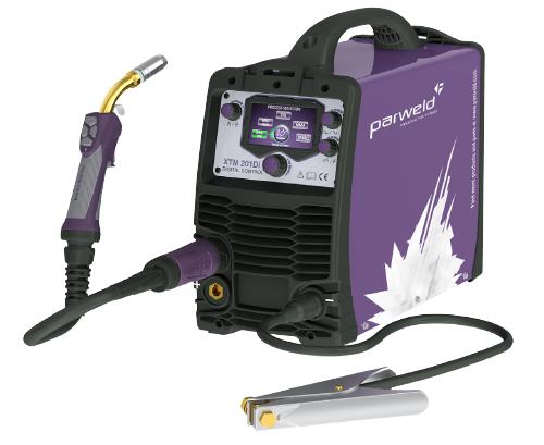 PARWELD XTM201I MIG LASINVERTER INCL.PRO1500-30ER LASTOORTS EN AARDKABEL
