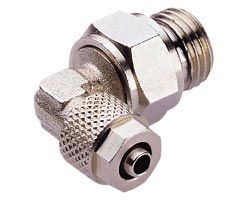 Kniekopp. Ø6 - 1/8" Bspp
