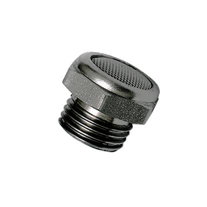 RVS GELUIDDEMPER M/BUITENDRAAD BSPT - C : NPT1/2 | 0683 00 22