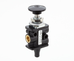 3/2 ventiel Knop-Veer. G1/8