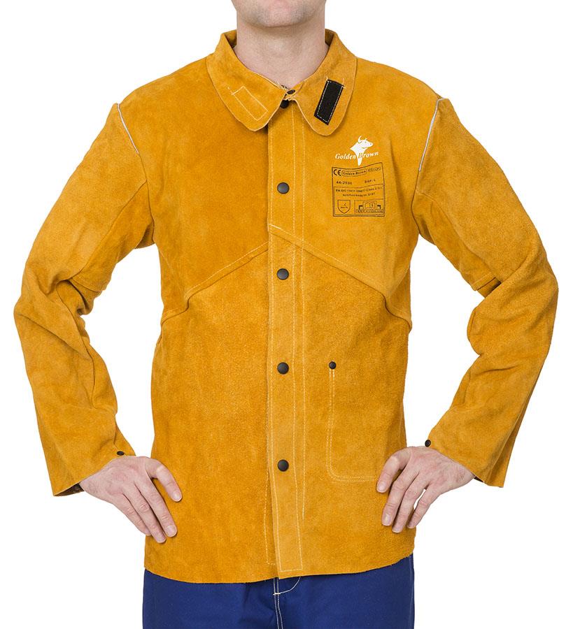 GOLDEN BROWN LAS-JACKET L=81 CM MAAT L