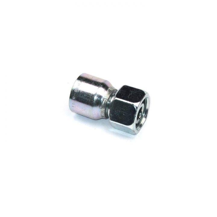 FEMALE METRIC S-SWIVEL 24° CONE WITH O-RING DN10