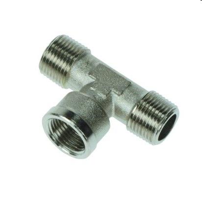 T-INSCHROEFKOPP BSP CON CENTRAAL BSP CIL - C1: R1/8 - C2: G1/8 | 0928 00 10