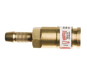 SNELKOPPELING GAS - TULE 8 MM ZONDER INSTEEKNIPPEL -  ISO 7289