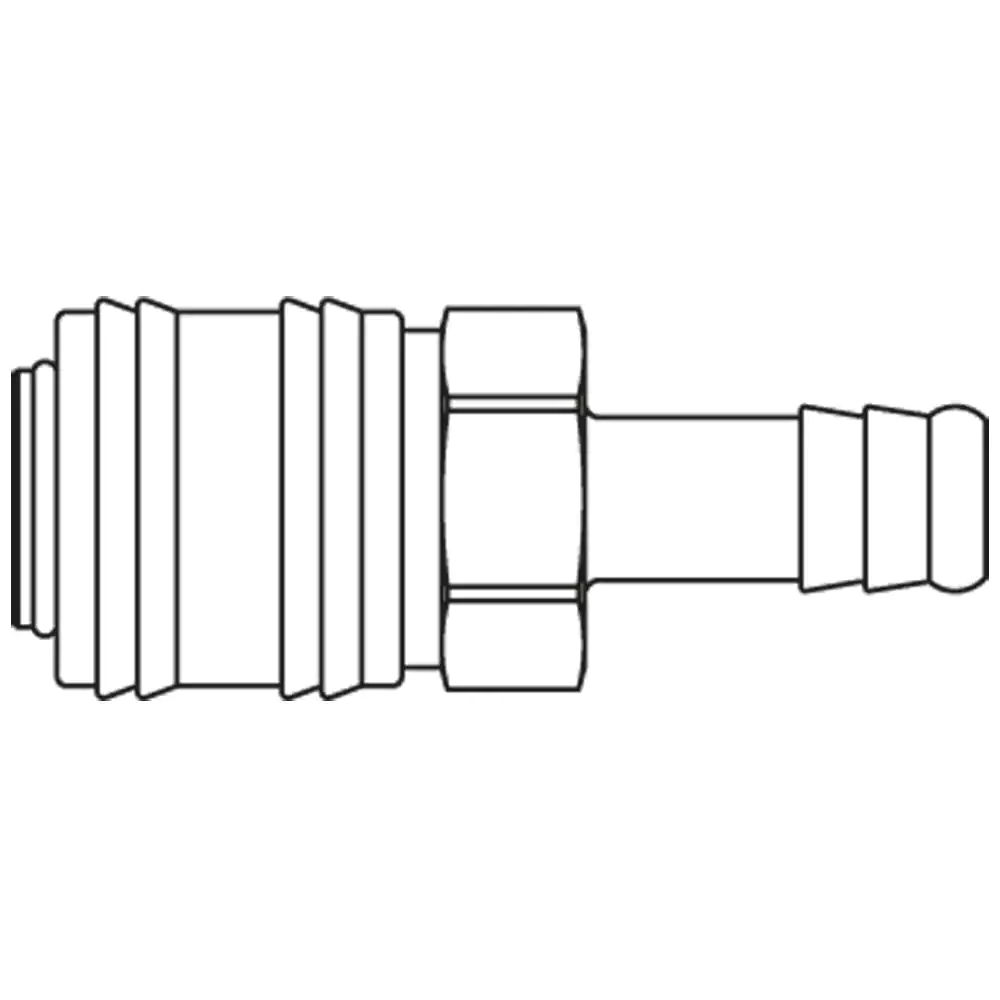 SERIES:14  COUPLING 10MM HOSE BARB