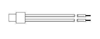 ADEX CONNECTOR WITH LEAD WIRE 5M