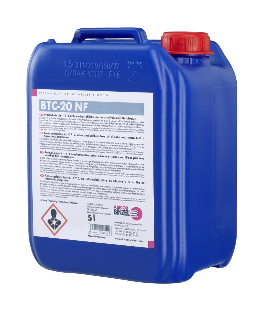 BTC-20  KOELVLOEISTOF 5 LTR.