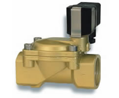 Indirect bediende membraanventielen 2/2 G3/8 Click-On Ng. FKM