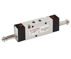 Tweezijdig Elektrisch/pneumatisch 5/2 Ventiel G1/8