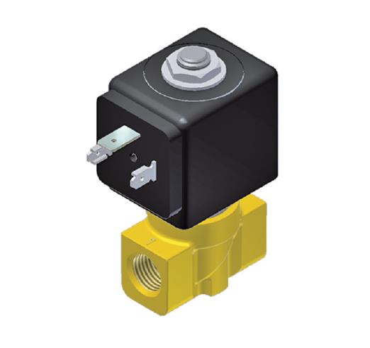 2/2 MAGNEETVENTIEL VOOR VLOEISTOFFEN EN LUCHT | 1/4" BSP | NO
