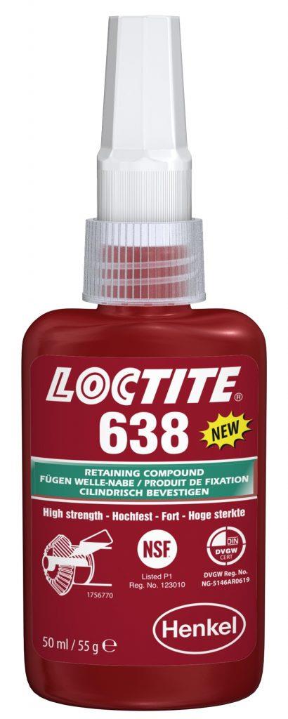 LOCTITE 638-50ML LIJM V CILINDRISCHE BEVEST. HOGE STERKTE