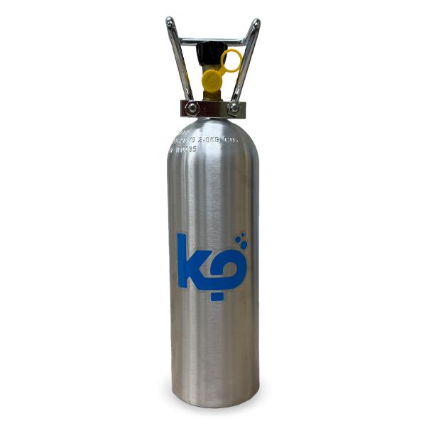 KOOLZUUR KOOP-RUIL CILINDER 2 KILO (GEVULD)