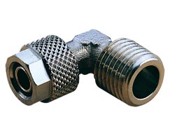 Kniekoppeling Ø8- 3/8" Bsp.