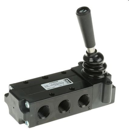 5/3 VENTIEL G1/4 LEVER-CLOSED CENTER POSITION