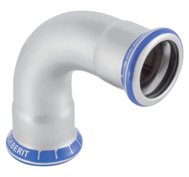 Mapress rvs 316 bocht 90 gr 28 mm