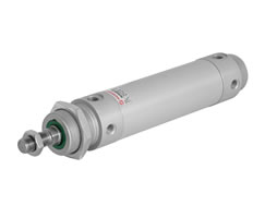 Roundline double acting cylinder, 40mm diameter, 300mm stroke