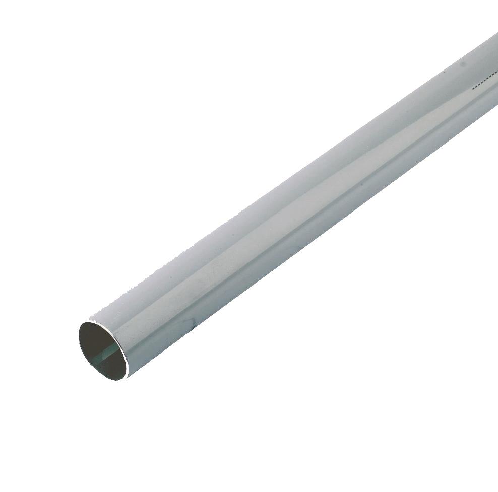 BUIS ALUM. GRIJS 40X37 ZONDER BORING L=6 METER | 1006A40 06 00