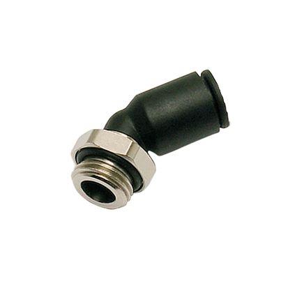 KNIE 45° MET BUITEN DRAAD - DIAM D : 8MM - C : G1/8 | 3133 08 10