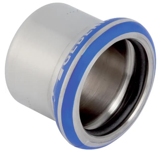 Mapress rvs 316 eindkap 28 mm