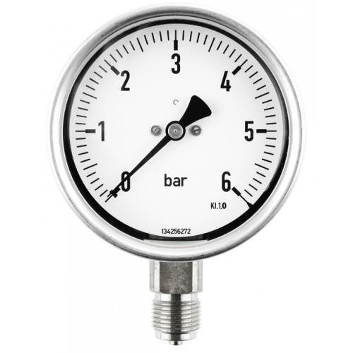 MANOMETER 107021 RVS  63MM  0-160 PSI O.A. NPT1/4" 