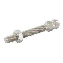 RVS304 SPINDEL M12X66 V VOETPLAAT