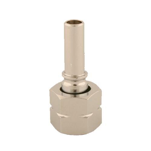 INSTEEKNIPPEL GAS + WARTEL 3/8 L  AH   IBEDA