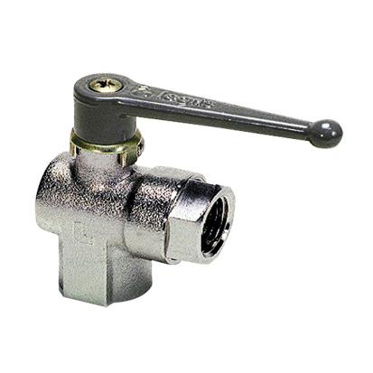HAAKSE 2 WEG AFSLUITER BINNENDRAAD  BSP CIL  - C : G1/4 - NOMINALE DIAMETER : 6MM | 0472 06 13